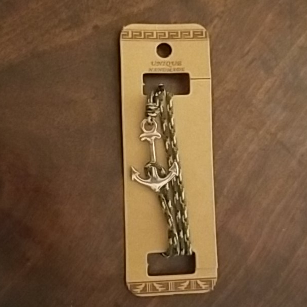 Midwest Gift Anchor Wrap Bracelet  NWT